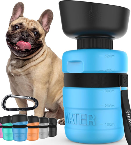 Pet Water Bottle for Dogs, Dog Water Bottle Foldable, Dog Travel Water Bottle, Dog Water Dispenser, Lightweight & Convenient for Travel BPA Free