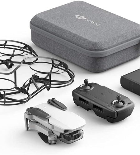 Mavic Mini Combo - Drone Flycam Quadcopter UAV with 2.7K Camera 3-Axis Gimbal GPS 30Min Flight Time, Less than 0.55Lbs, Gray
