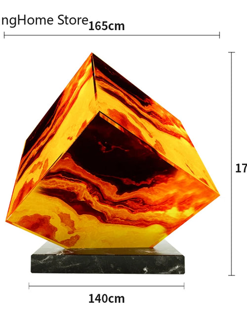 Load image into Gallery viewer, Onyx Marble Lamp Onyx Marble Lamp Creative Decorative Lamp Gift Night Lamp Bedside Lamp Christmas Gift Drop Shipping
