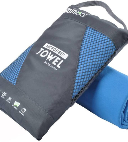 Microfiber Towel Perfect Travel & Sports &Beach Towel. Fast Drying - Super Absorbent - Ultra Compact. Suitable for Camping, Backpacking,Gym, Beach, Swimming,Yoga