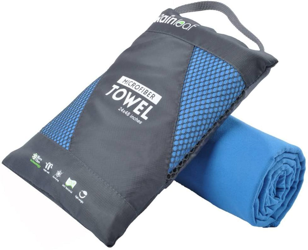 Microfiber Towel Perfect Travel & Sports &Beach Towel. Fast Drying - Super Absorbent - Ultra Compact. Suitable for Camping, Backpacking,Gym, Beach, Swimming,Yoga