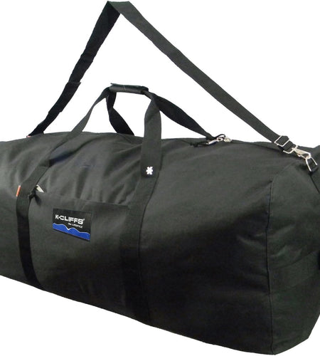 Heavy Duty Cargo Duffel Large Sport Gear Drum Set Equipment Hardware Travel Bag Rooftop Rack Bag (36" X 17" X 17", Black)