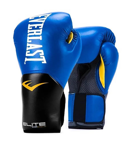 Pro Style Elite Workout Training Boxing Gloves, 12 Ounces, Blue