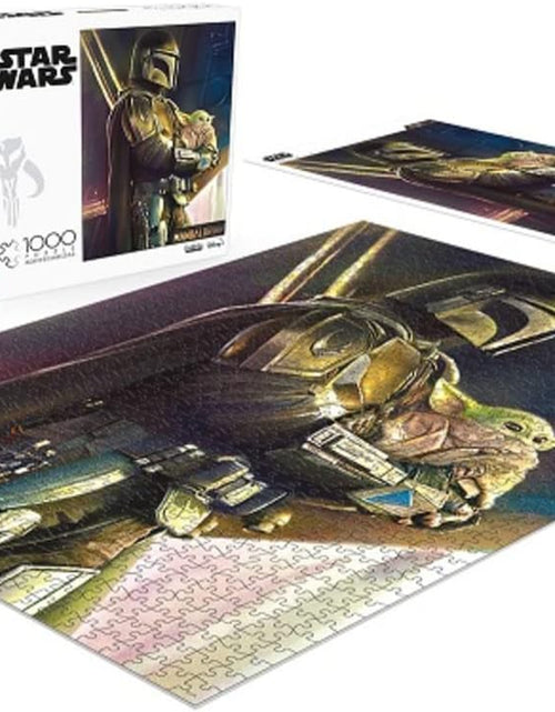 Load image into Gallery viewer, Star Wars - the Mandalorian “Wherever I Go, He Goes” - 1000 Piece Jigsaw Puzzle
