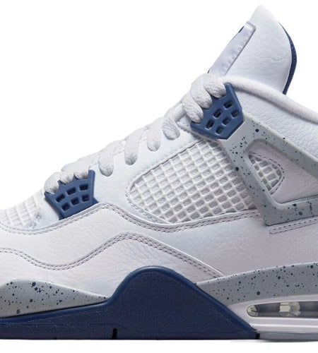 Men'S  4 Retro "Midnight Navy" White/Midnight Navy (DH6927 140) - 13