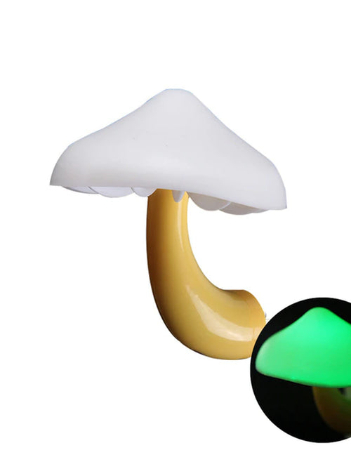 Load image into Gallery viewer, LED Night Lights Mushroom Shape Automatic Sensor Toilet Bedroom Decor Wall Lamps Light-Control Sensor Bedroom Light
