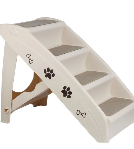 Foldable Dog Ramp Pet Stairs Steps for Smaller Pickup Travel Ladder MAX 100 Lbs