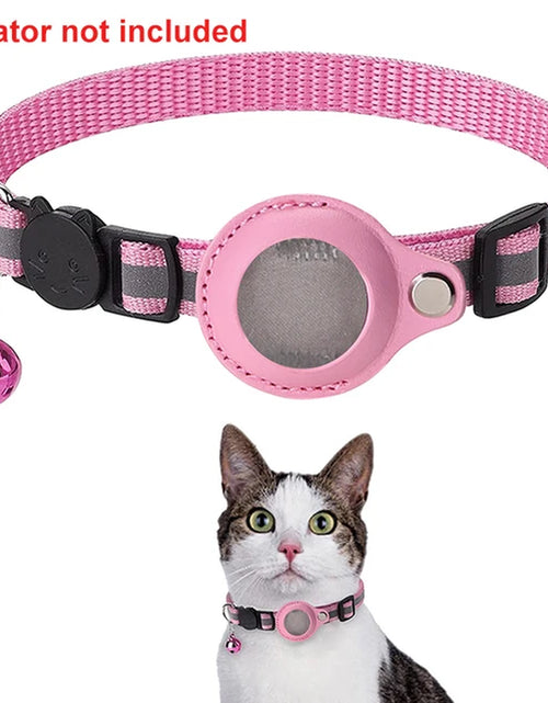 Load image into Gallery viewer, Anti-Lost Pet Cat Collar for the Apple Airtag Protective Tracker anti Lost Positioning Collar Waterproof Reflective Pet Collars
